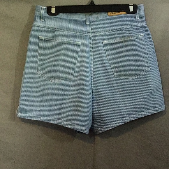 BILL BLASS JEANS,  shorts, sz 10 blue & white - Picture 7 of 8